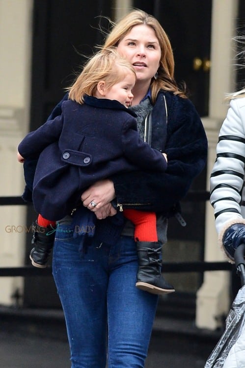  Jenna Bush Hager seen out and about in West Village with her daughter Mila