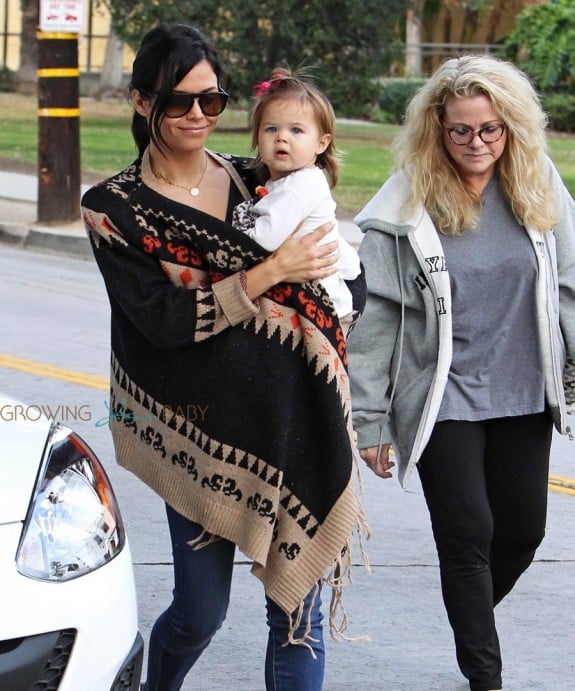 Jenna Dewan Tatum at the park with her daughter Everly Tatum