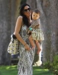 Jenna Dewan Tatum leaves a baby class with daughter Everly