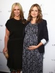 Jenna Fischer and Jennifer Love Hewitt at the launch of Jennifer's maternity collection in LA
