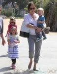 Jennifer Garner Takes Her Kids To The L