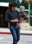 Jennifer Garner out with son Samuel