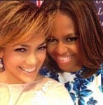 Jennifer Lopez and Michelle Obama
