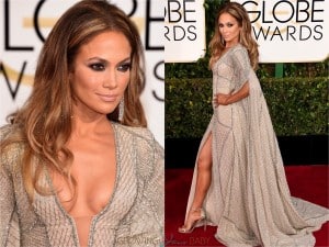 Jennifer Lopez at the 72nd annual Golden Globe Awards