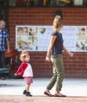 Jessica Alba visits the park with her daughter Haven