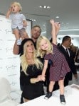Jessica Simpson and Eric Johnson with Ace and Maxwell at Nordstrom fashion show launch