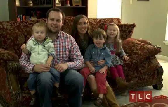 Josh and Anna Duggar with their kids Mackynzie, Marcus and Michael