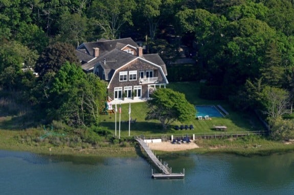 Kardashians Hamptons Rental aerial view