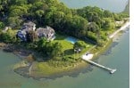 Kardashians Hamptons Rental aerial view