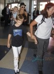 Kate Hudson Departs LAX with sons Bing and Ryder