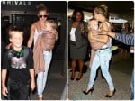 Kate Hudson with her sons Bing and Ryder at LAX