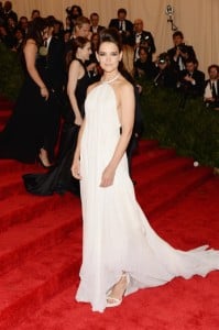 Katie Holmes at the 2013 Met Gala at the Metropolitan Museum of Art