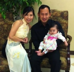 Katie Luong with her daughter Gabriella