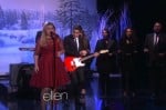 Kelly Clarkson performs on Ellen