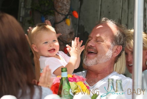 Kelsey Grammer and wife Kayte Walsh have lunch at the Ivy