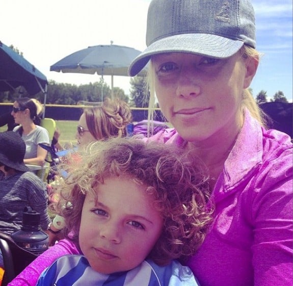 Kendra Wilkinson with son Hank JR