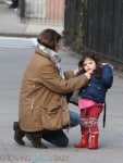 Keri Russell out in Brooklyn with her daughter Willa