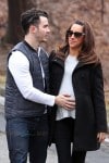 Kevin & a pregnant Danielle Jonas stroll in New Jersey