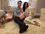 Kevin and Danielle Jonas in their nursery with daughter Alena