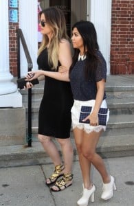 Khloe & Kourtney Kardashian shop in Southampton NY