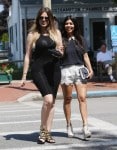 Khloe and Kourtney Kardashian shop in Southampton NY