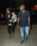 Kim Kardashian and Kanye West  with daughter North West At LAX