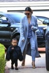 Kim Kardashian and North West at a playdate