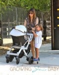 Kourtney Kardashian takes her kids to the Farmer's market