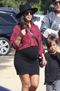 Kourtney Kardashian at Moorpark Farm Center with son Mason Disick