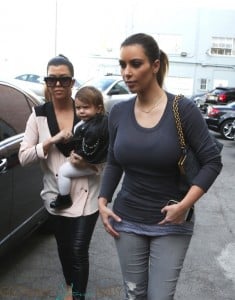 Kourtney Kardashian out in LA with Penelope Disick