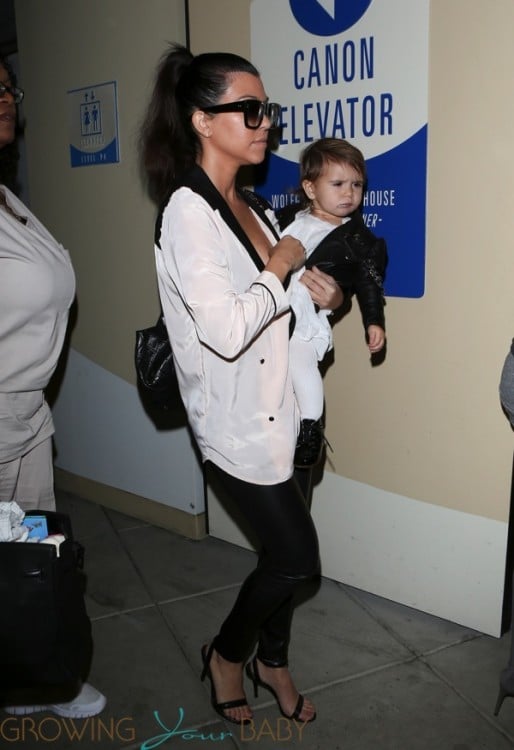 Kourtney Kardashian out in LA with daughter Penelope Disick