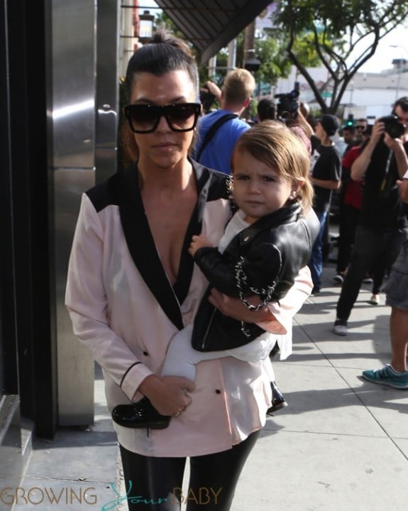 Kourtney Kardashian out in LA with daughter Penelope Disick