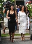 Kourtney & Kim Kardashian Visit Their New York DASH Store