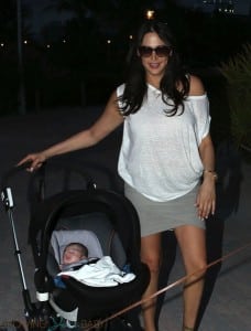 Lauren Silverman strolls with her son Eric