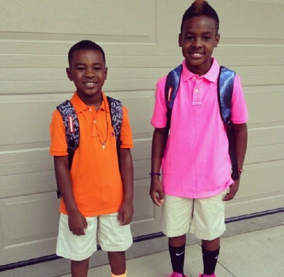 LeBron James Jr. and Bryce Maximus