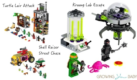 Lego Ninja Turtles sets