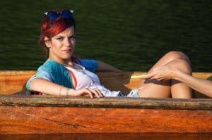 Lily Allen arrives for rehearsal for Latitude Festival