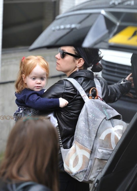 Lily Allen out with daughter Ethel Cooper
