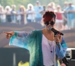 Lily Allen rehearses at Latitude Festival
