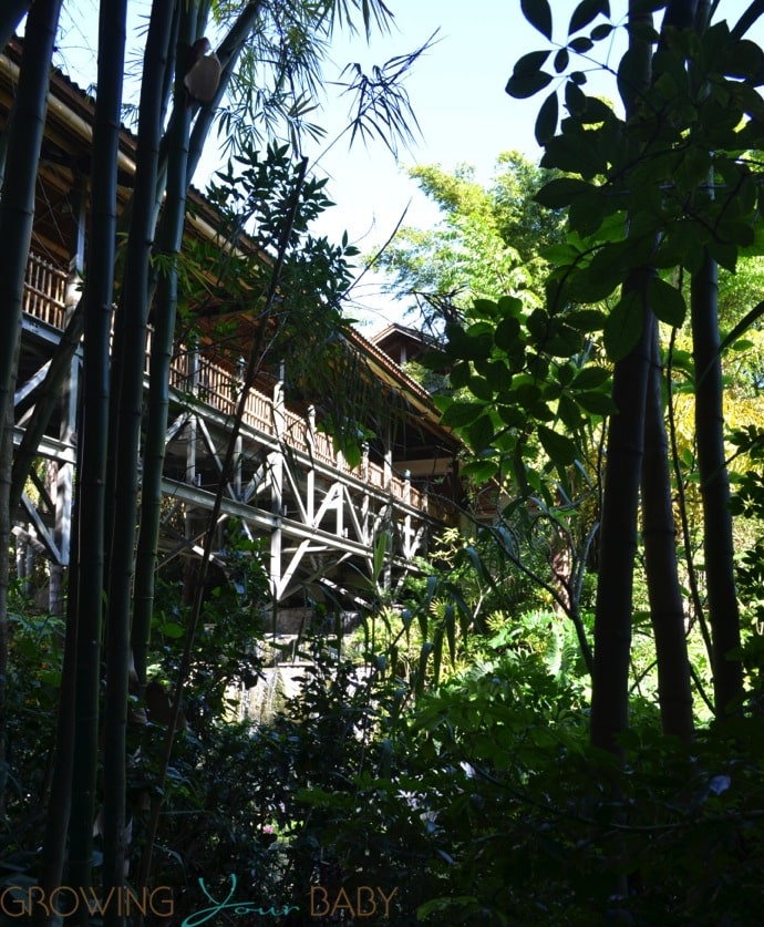 Loews Royal Pacific Resort - entrance bridge