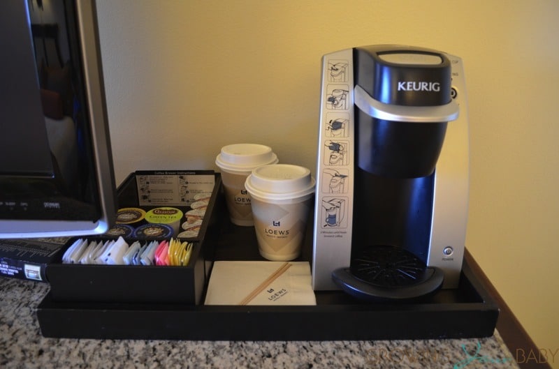 Loews Royal Pacific Resort - keurig machilne