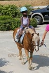 **EXCLUSIVE** Jillian Michaels takes her daughter Lukensia and son Phoenix horseback riding in Santa Barbara