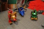 MEGA Bloks Super Megaforce Super mega Jet, Racer and Red Lion Zord