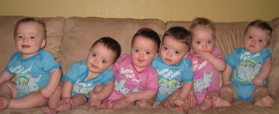 Masche Sextuplets Celebrate 1st Birthday!