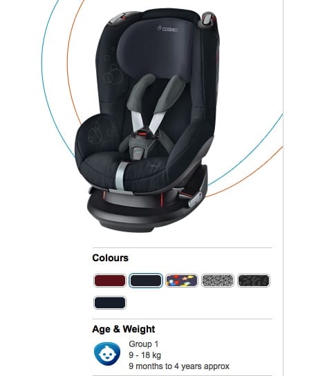 Maxi-Cosi Tobi convertible seat