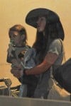 Megan Fox at LAX with son Noah Shannon Green