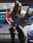 Megan Fox out with her son Noah