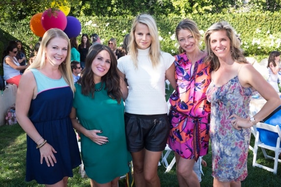 Melissa Joan Hart, Soleil Moon Frye, Kelly Sawyer, Rebecca Gayheart and Jane Buckingham at Soleil's Book release party