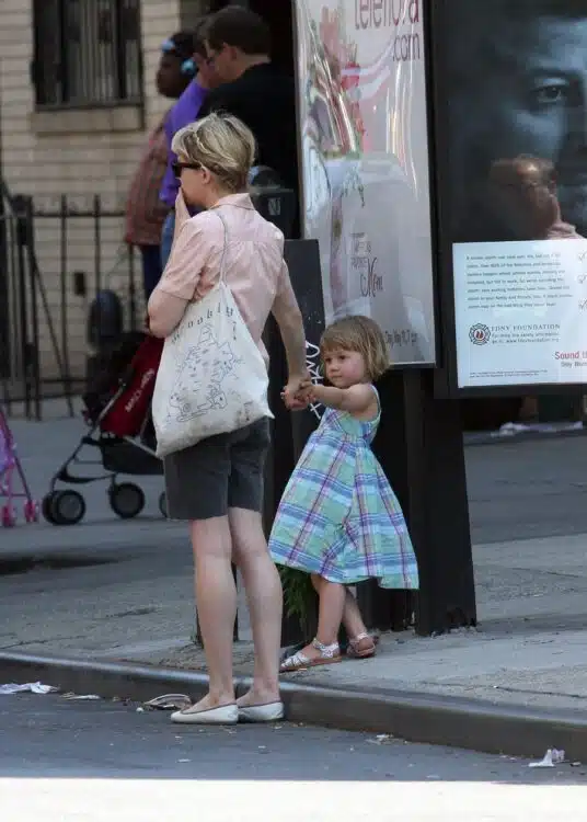 Michelle Williams and her daughter Matilda Rose spotted out and about in Brooklyn, New York