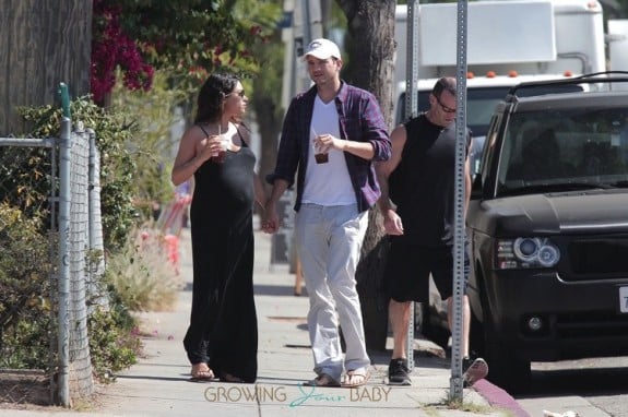 Mila Kunis & Ashton Kutcher out in LA